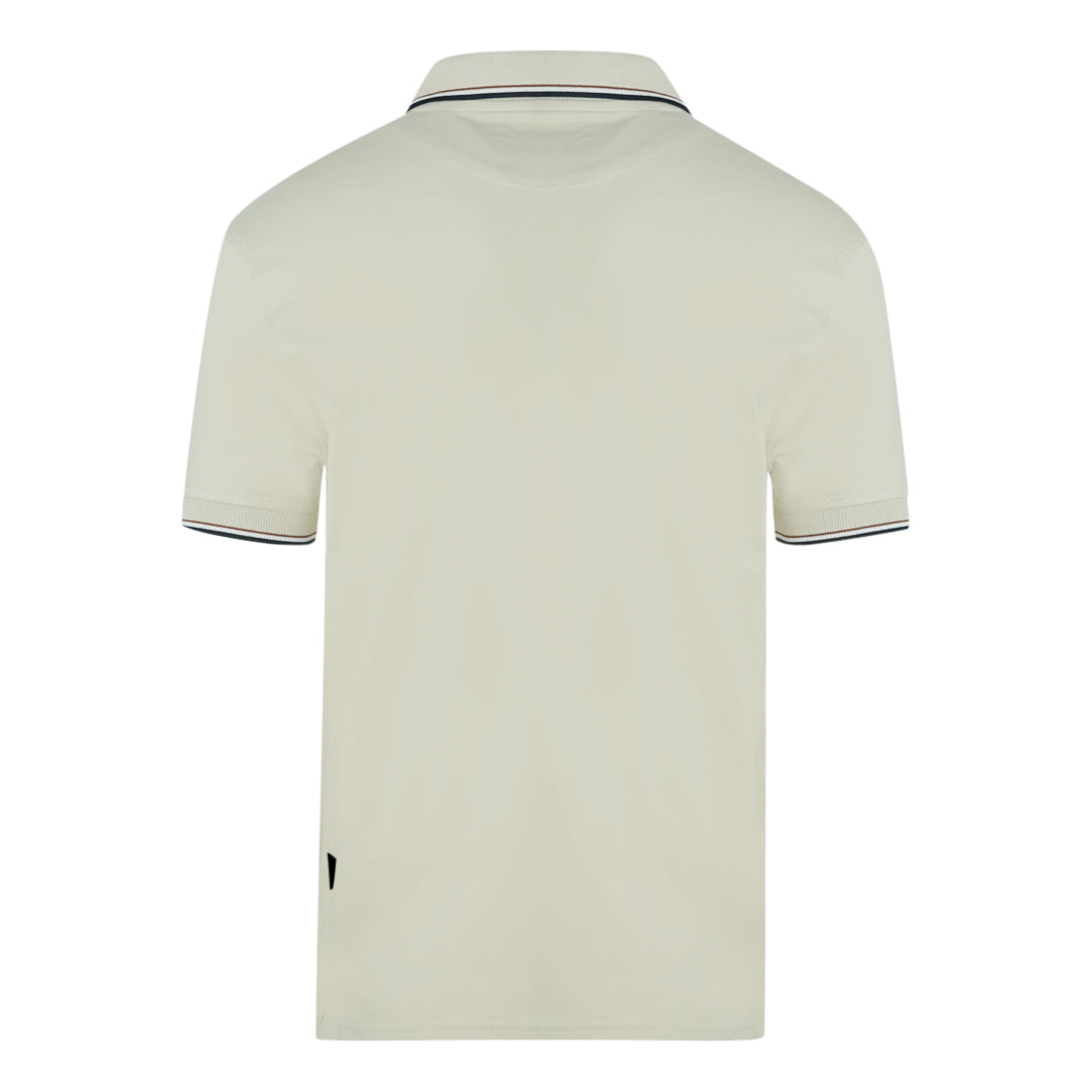 Aquascutum Mens Polo Shirt QMP010 10 Beige