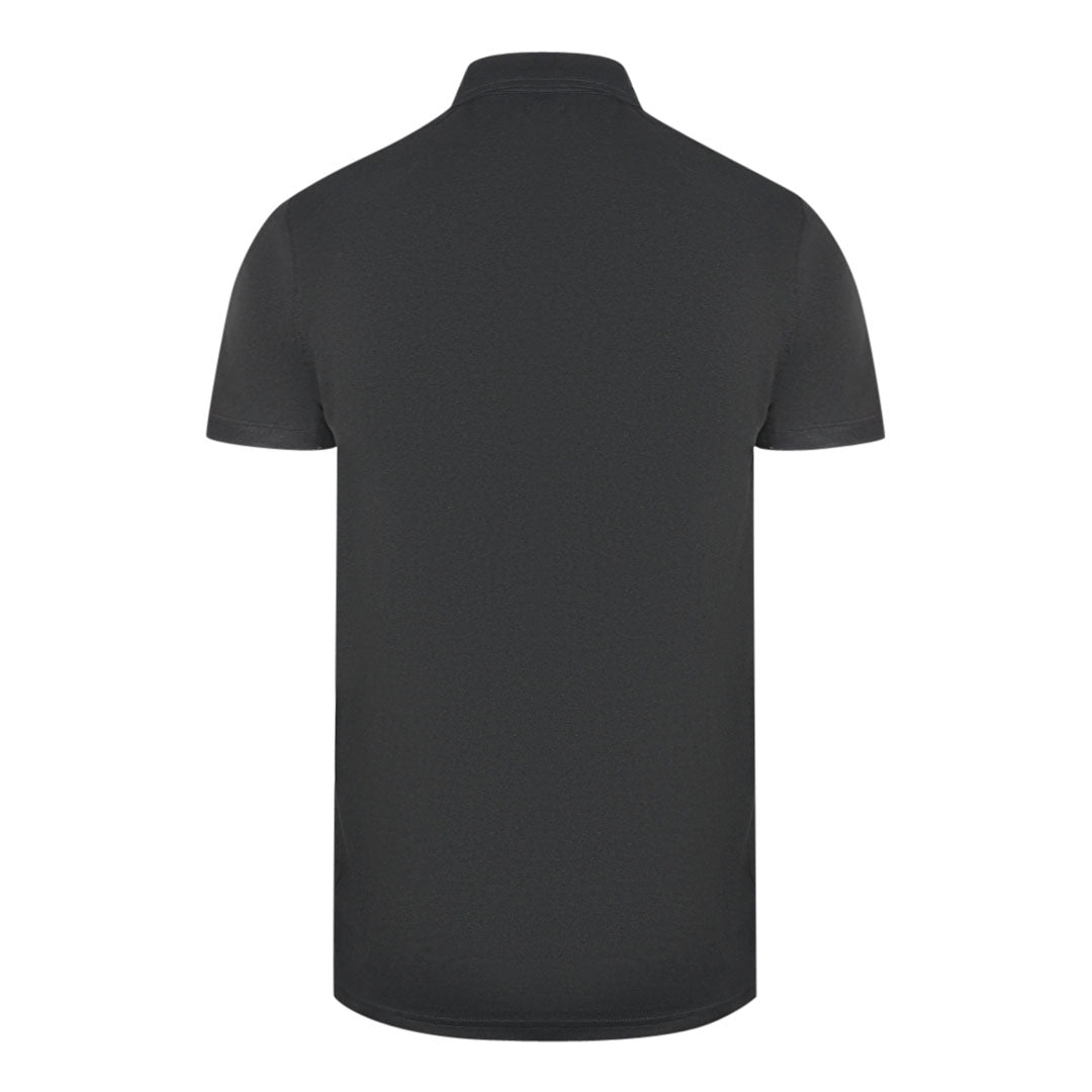Cavalli Class Brand Logo Black Polo Shirt - Style Centre Wholesale