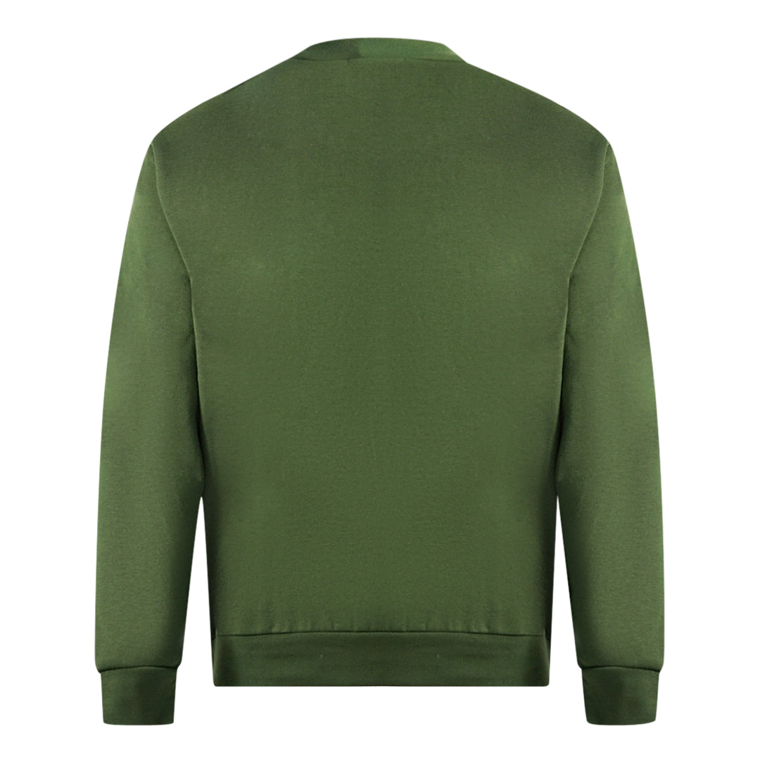 Roberto Cavalli Mens QXT66A CF062 Sweater Olive