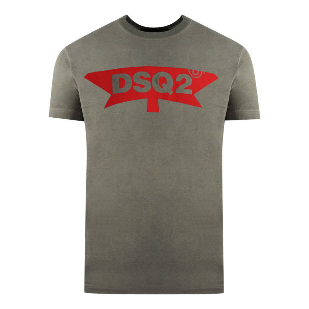 Dsquared2 Bold Logo Grey T Shirt