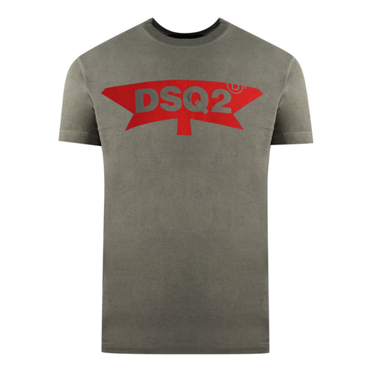 Dsquared2 Bold Logo Grey T Shirt