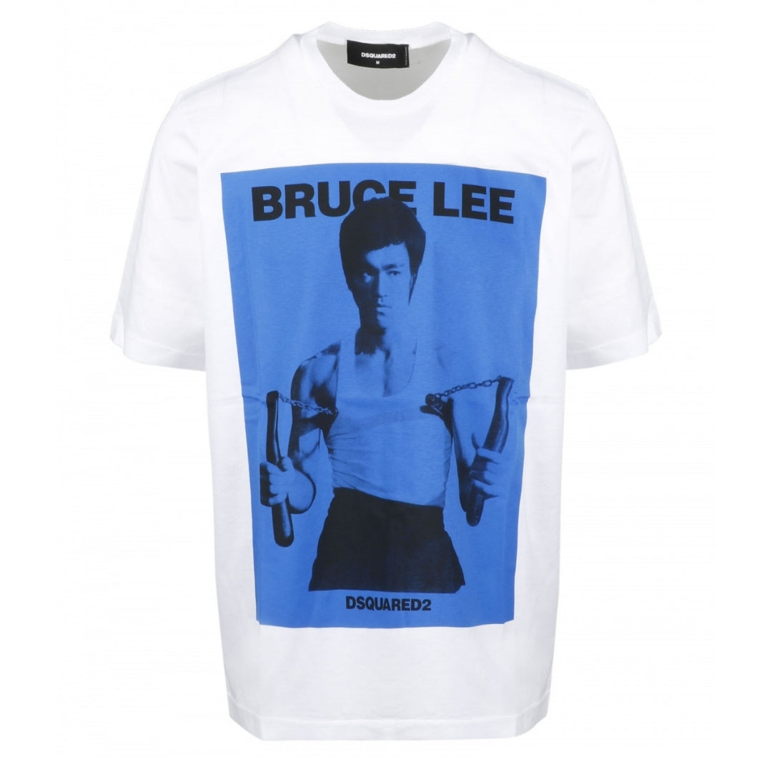 Dsquared2 S71Gd0881 S22427 100 White T Shirt Mens