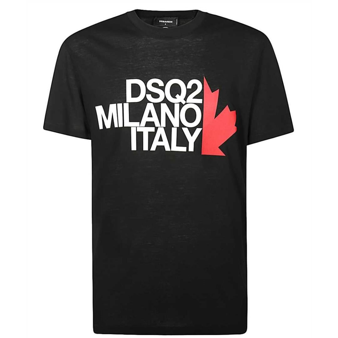 Dsquared2 Mens T Shirt S74Gd0730 900 Black