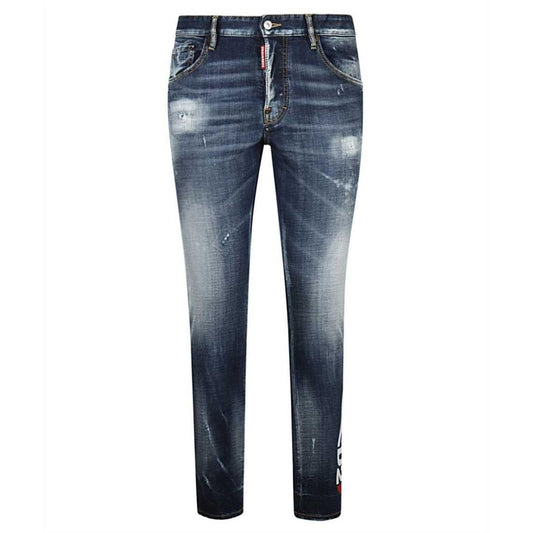 Dsquared2 Skater Jean Large Print Jeans - Nova Clothing