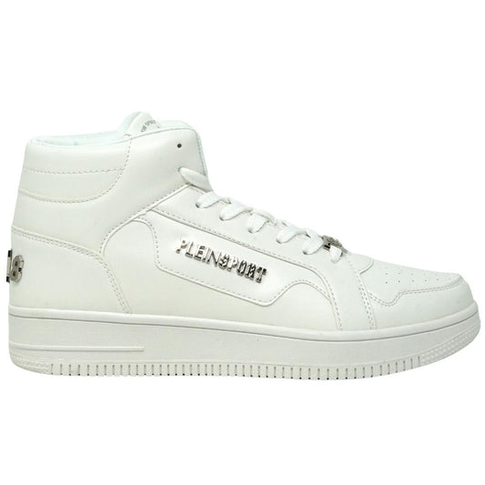 Philipp Plein Sport Logo White High Top Sneakers 1
