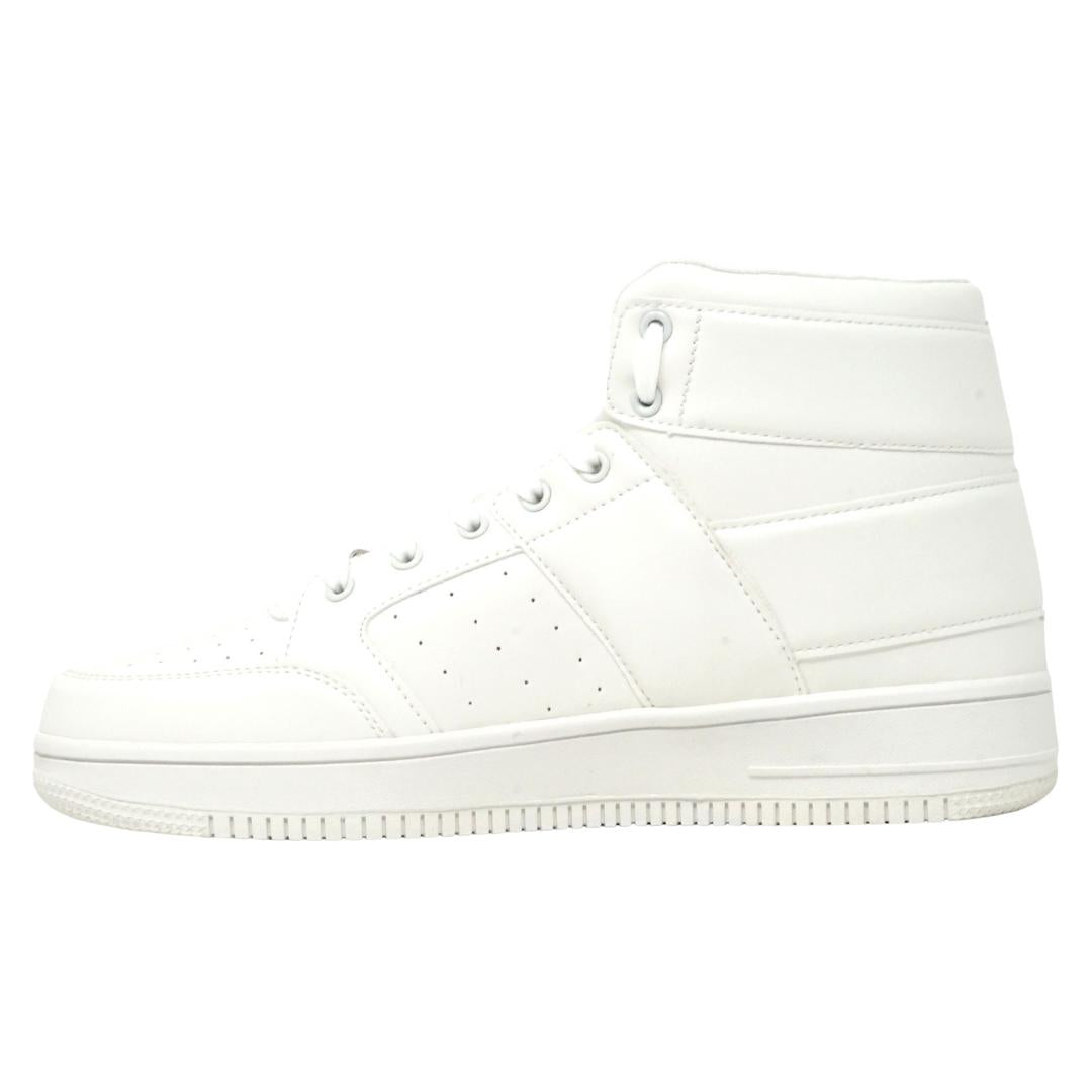 Philipp Plein Sport Hi Top Bold Brand White Sneakers