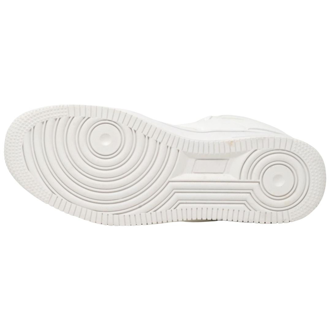 Philipp Plein Sport Hi Top Bold Brand White Sneakers