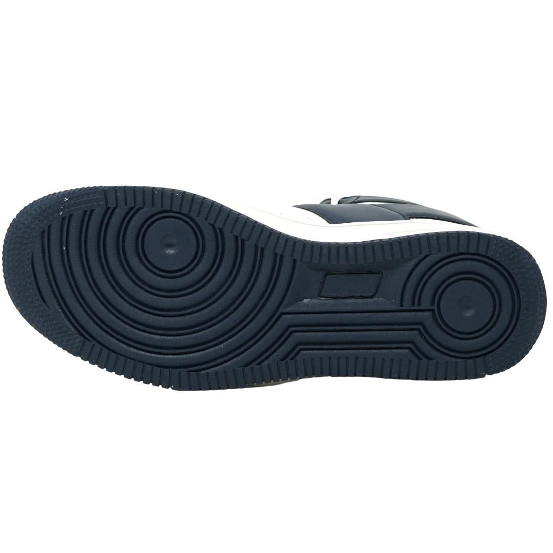 Philipp Plein Sport Hi Top Bold Brand White And Navy Sneakers