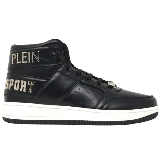 Philipp Plein Sport Hi Top Bold Brand Black Sneakers