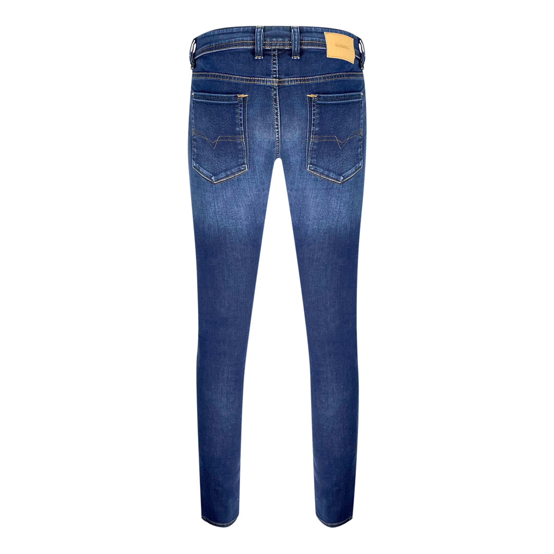 Diesel Sleeker Blue Denim Pants - Style Centre Wholesale