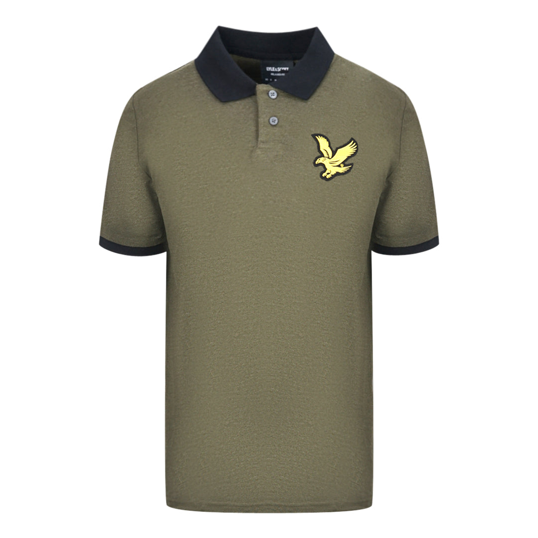 Lyle & Scott Mens Polo Shirt SP1700V W814 Olive Green