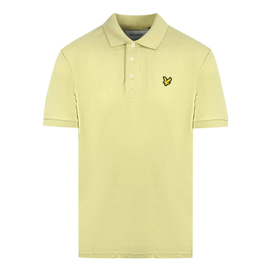 Lyle & Scott Natural Green Plain Polo Shirt SP400VOG W591