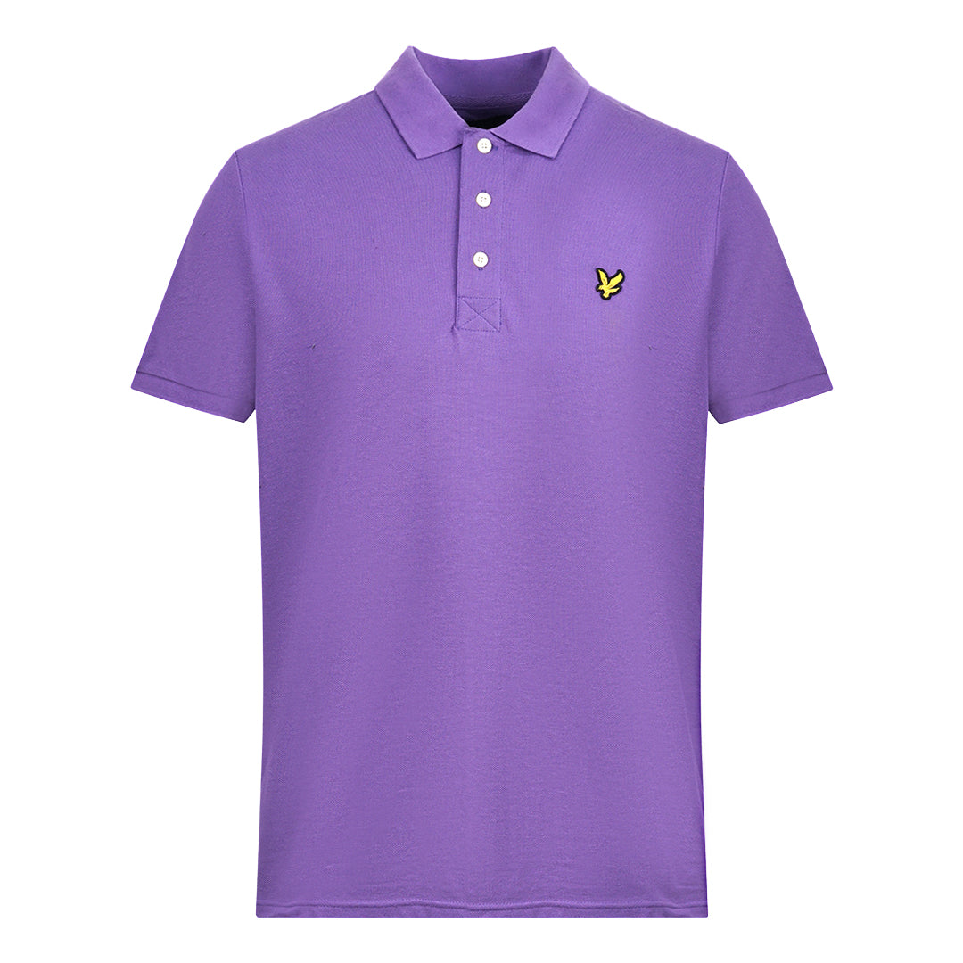 Lyle Scott Violet Plain Polo Shirt