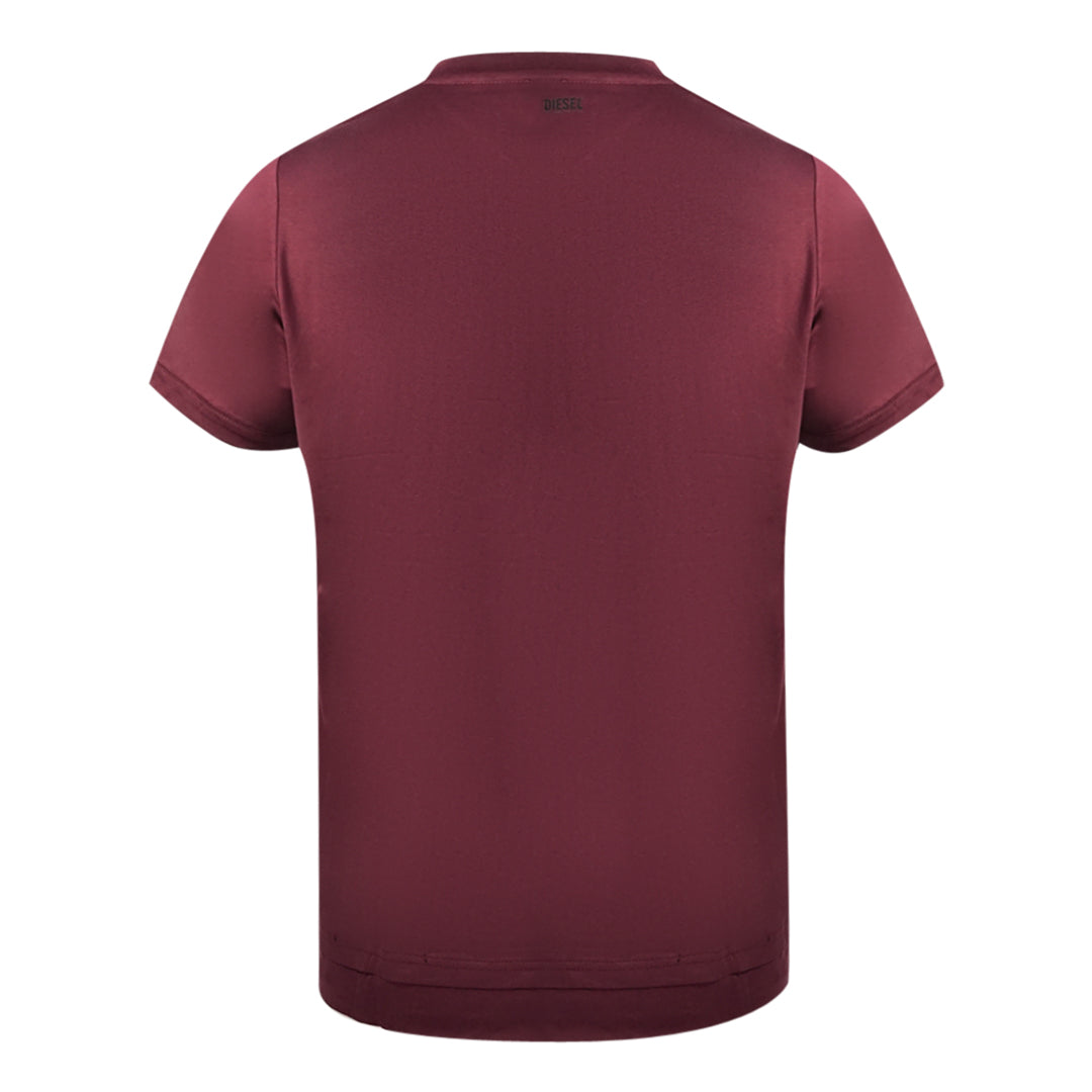 Diesel T Diamantik New Burgundy T Shirt