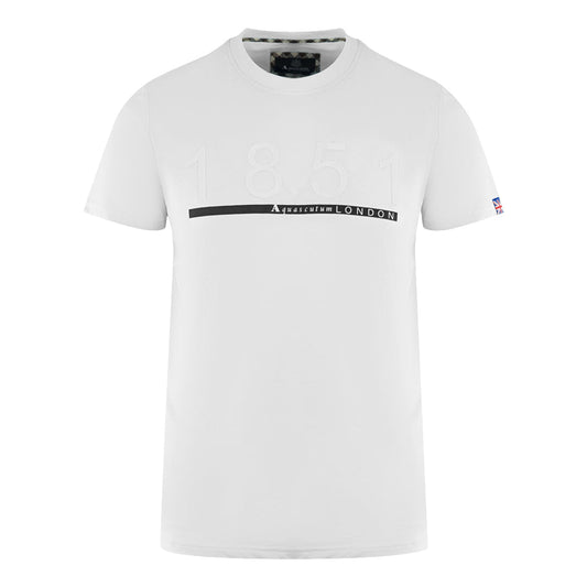 Aquascutum London 1851 White T Shirt