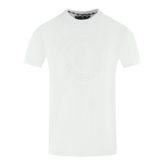 Aquascutum London Circle Logo White T Shirt