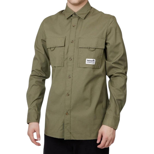 Timberland Mens Shirt Tb0A68Ad Green