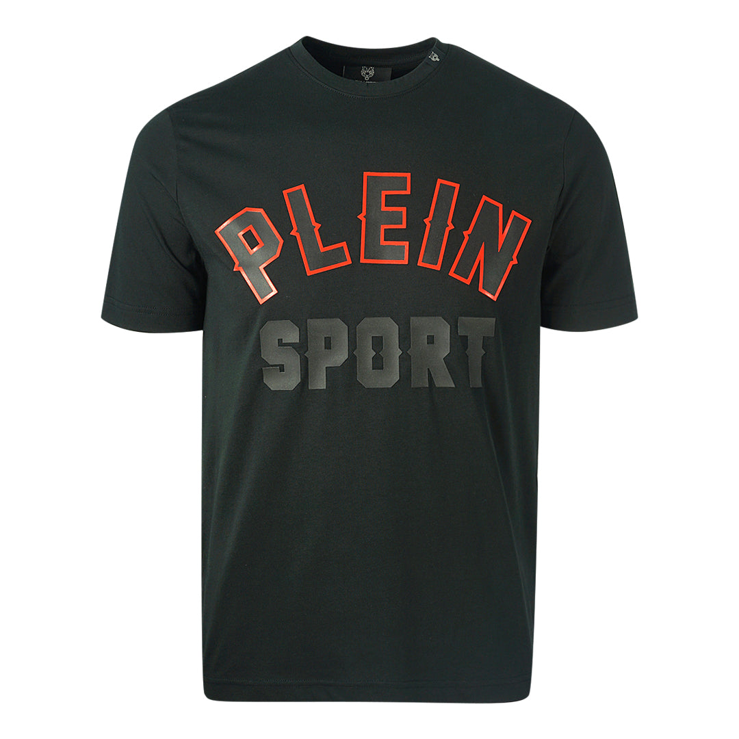 Plein Sport Bold Block Logo Black T Shirt
