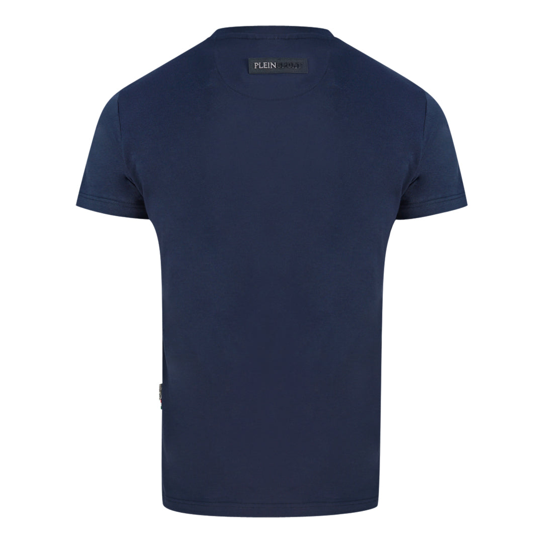 Philipp Plein Sport Mens T-Shirt TIPS109IT 85 Navy Blue