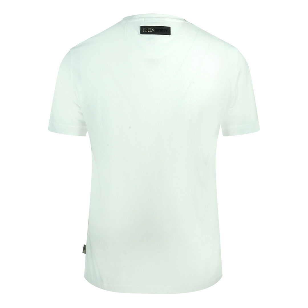 Plein Sport Bold Split Logo White T-Shirt L