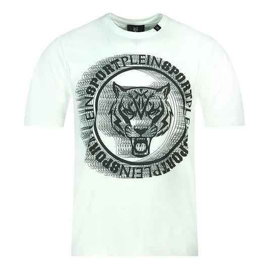 Plein Sport Scribble Layer Logo White T-Shirt S