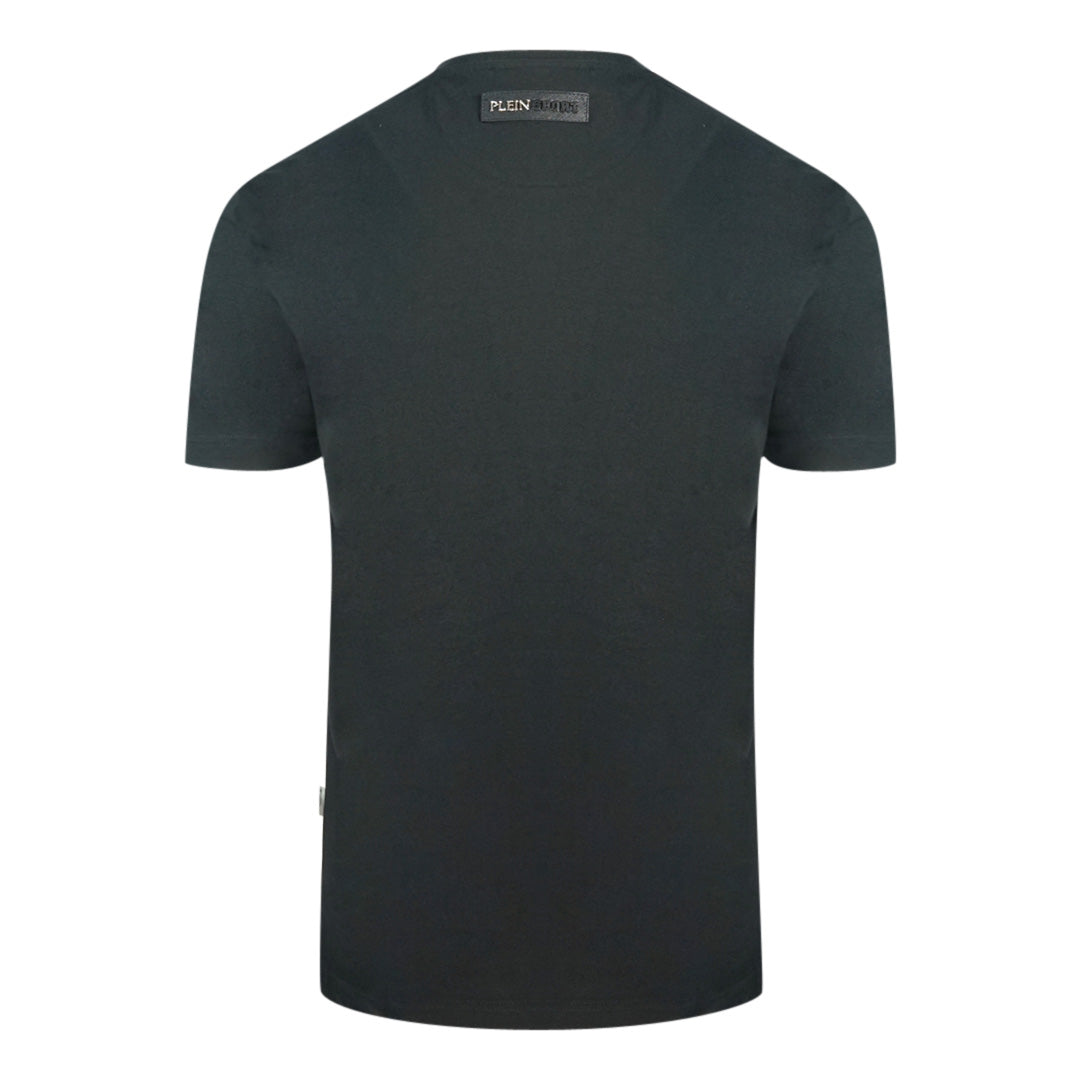 Philipp Plein Sport Tiger Side Logo Black T Shirt