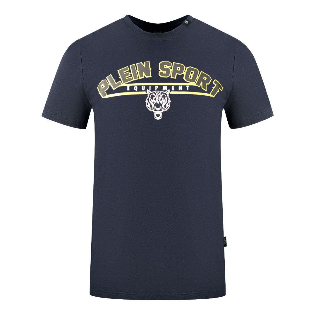 Plein Sport Equipment Navy Blue T Shirt