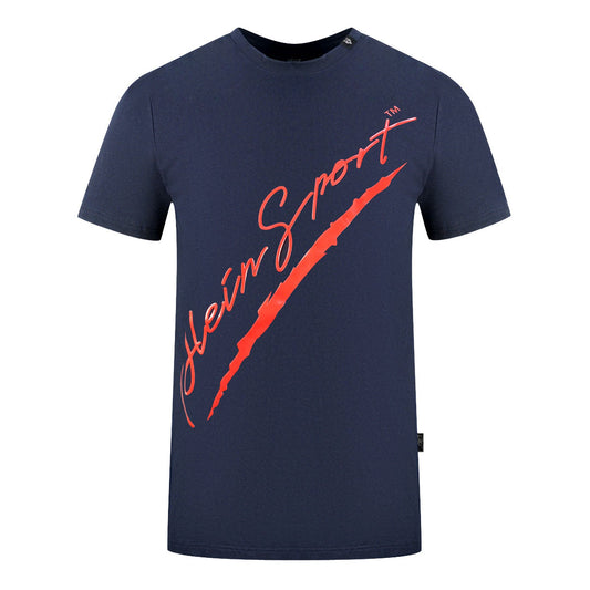 Plein Sport Mens T Shirt Tips122Tn 85 Navy