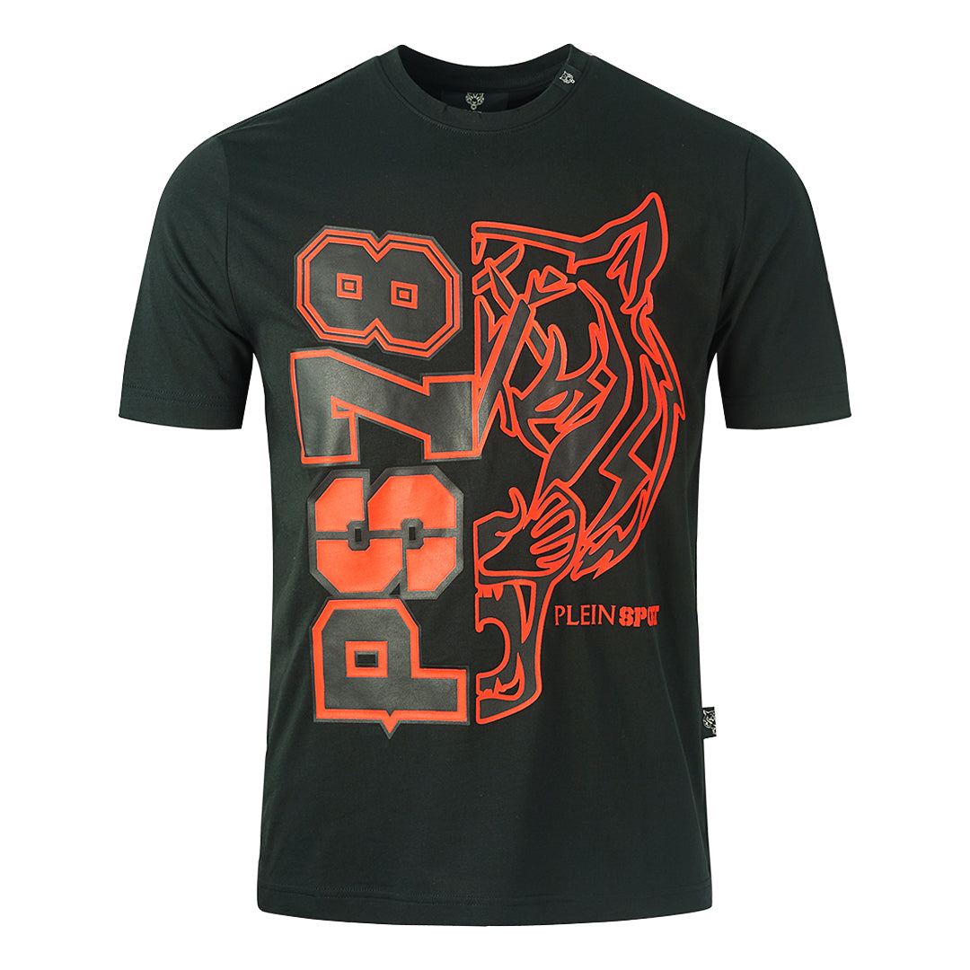 Plein Sport PS78 Logo Black T-Shirt - Nova Clothing