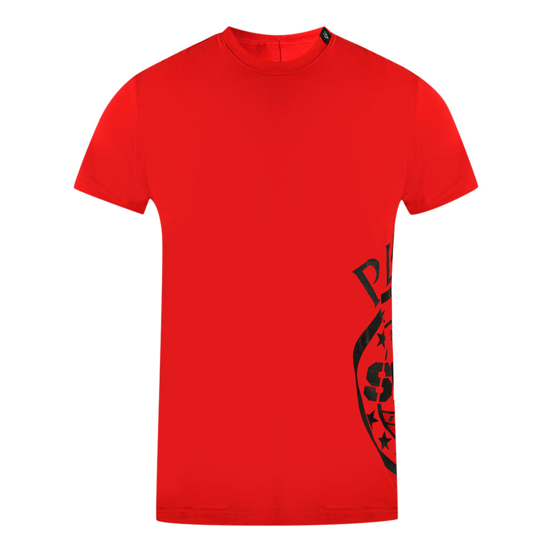 Philipp Plein Sport Side Logo Red T-Shirt S