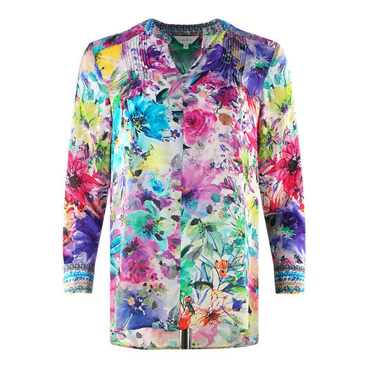 Inoa Womens Tivoli Gardenia 12009 Blouse Multicoloured