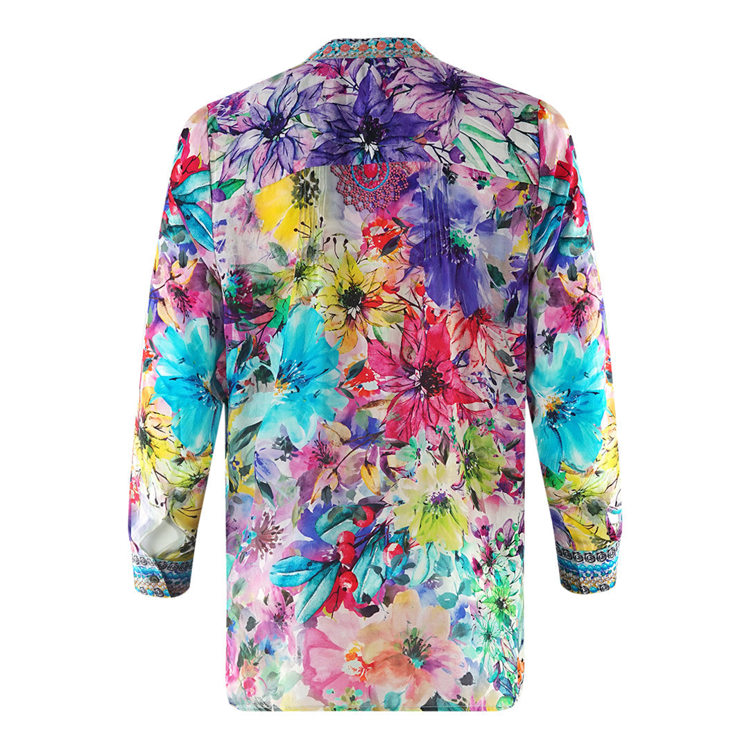 Inoa Womens Tivoli Gardenia 12009 Blouse Multicoloured