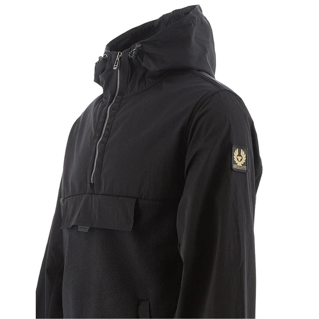 Belstaff Trek Fleece Black Pull Over Jacket