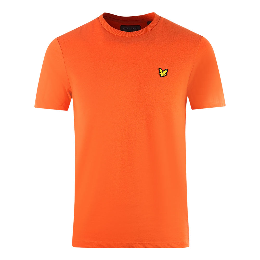 Lyle Scott Back Print Orange T Shirt