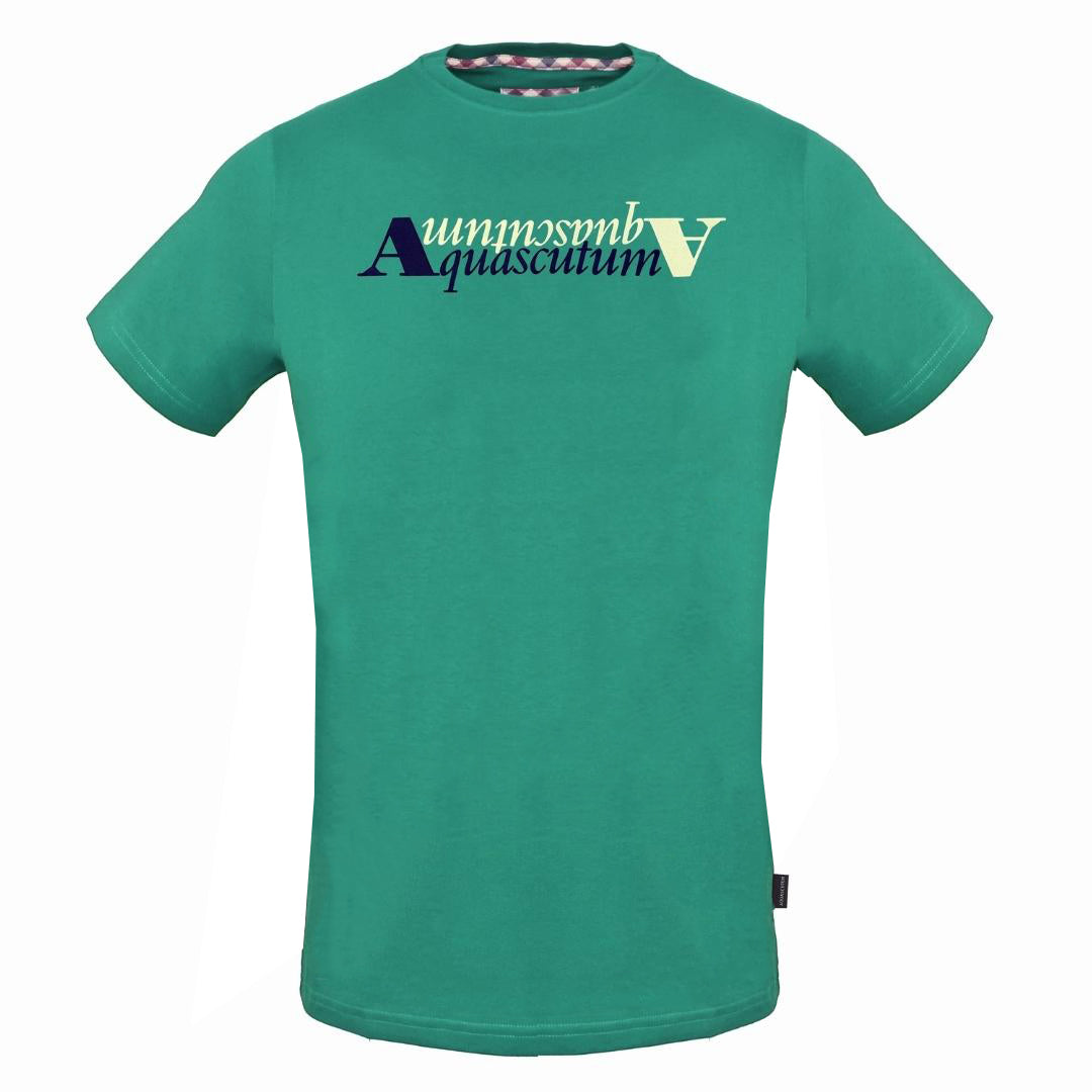 Aquascutum Mens TSIA25 32 T-Shirt Green