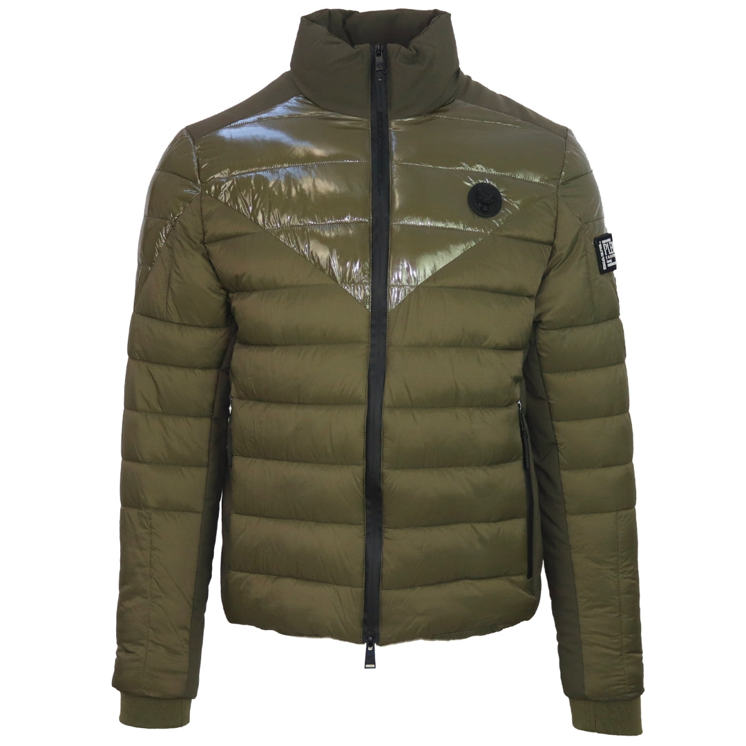 Plein Sport Mens Upps23Q 32 Jacket Green