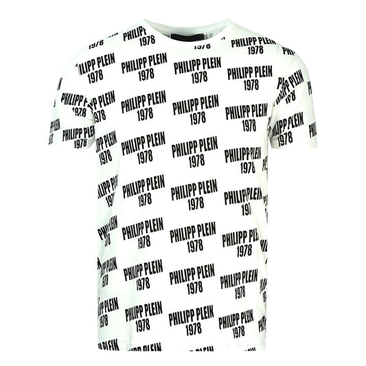 Philipp Plein Mens Utpg21 01 T Shirt White