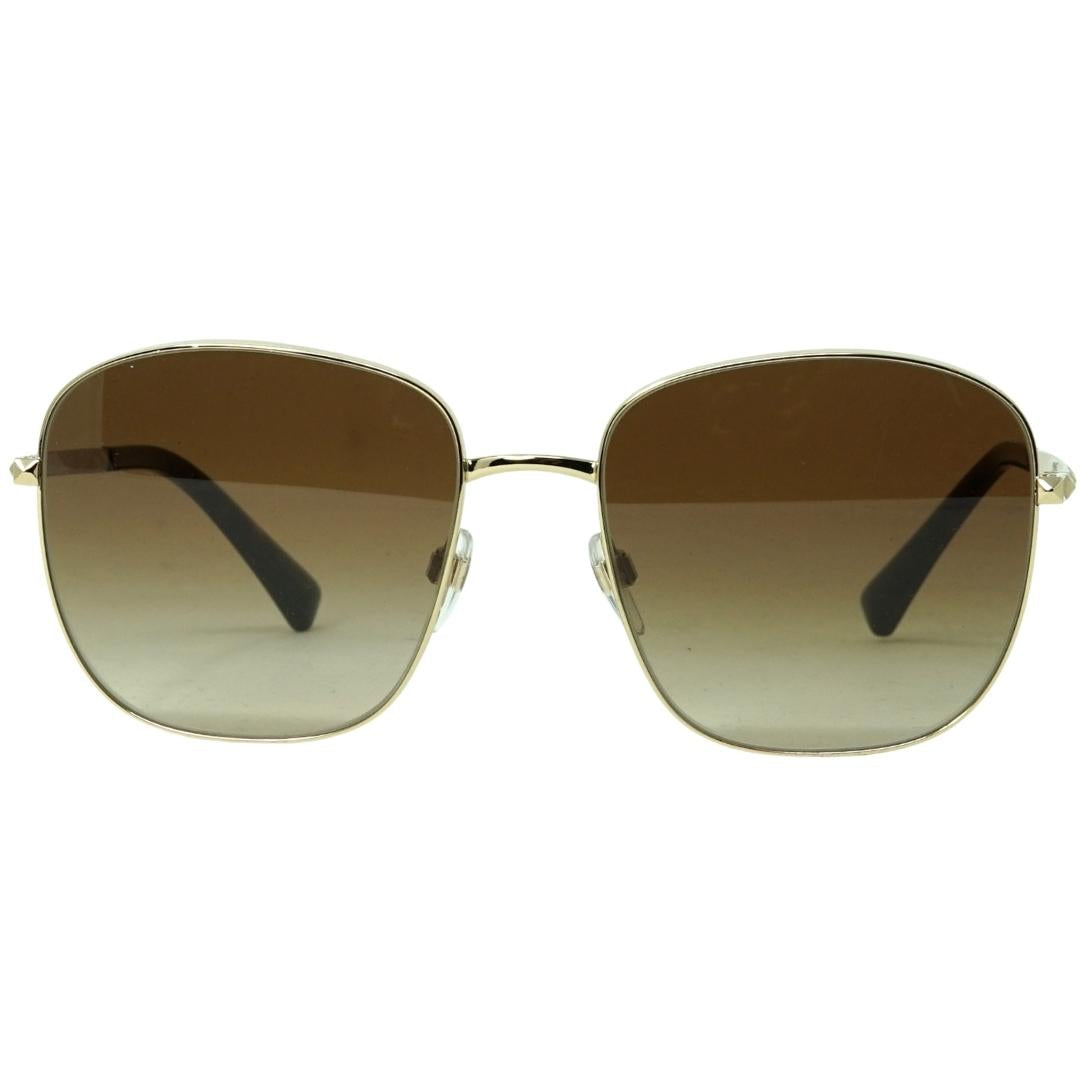 Valentino Womens VA2046 306713 Sunglasses Gold