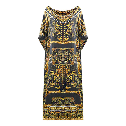 Inoa Verona 1915 Black Box Kaftan Cover Up Verona 1915 Box Kaftan
